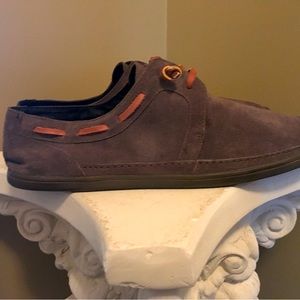 Bed Stu Olive Green Men’s Suede Loafers Sz. — 10.5